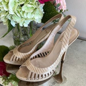 Animal skin platform Dior heels